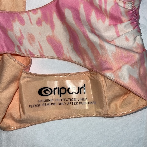 RIPCURL CLASSIC SURF ECO CROSSBACK TRI BIKINI TOP & CHEEKY BIKINI BOTTOM, M - Picture 8 of 9